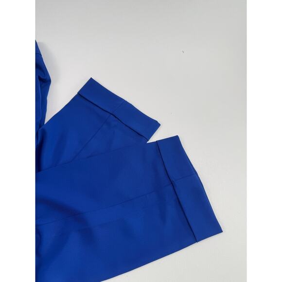 Tuckernuck Sapphire Blue Duncan Pleated Straight Leg Trouser Pants Size M - Picture 3 of 13